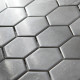 Керамическая мозаика StarMosaic Hexagon small Marble Grey Matt PMMT82457 26,5x27,8 см