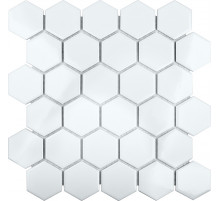 Керамическая мозаика StarMosaic Hexagon small White Glossy MT32000/IDL1001 26,5x27,8 см
