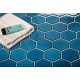 Керамическая мозаика StarMosaic Hexagon big Deep Blue Glossy JJFQ80048 25,6x29,5 см