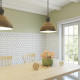 Керамическая мозаика StarMosaic Hexagon big White Matt FQ31000/SBH1005 25,6x29,5 см