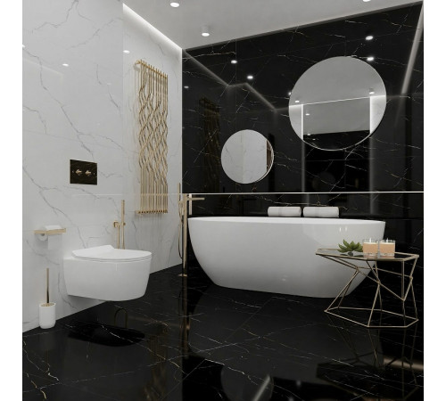 Керамогранит Royce Tile Rivona Black High glossy R_HG2002 60х120 см