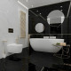 Керамогранит Royce Tile Rivona Black High glossy R_HG2002 60х120 см