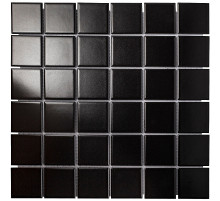 Керамическая мозаика StarMosaic Homework Black Matt WB73000 30,6x30,6 см