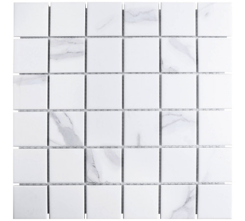 Керамическая мозаика StarMosaic Homework Carrara Matt PMWB82223 30,6x30,6 см