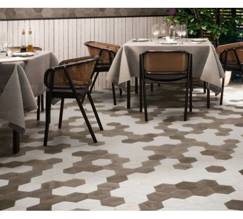 Керамогранит Ceramica Ribesalbes Hope White Hex Matt PT03152 15x17,3 см