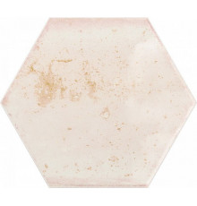 Керамическая плитка Ceramica Ribesalbes Hope Rose Hex Glossy PT03133 настенная 15x17,3 см