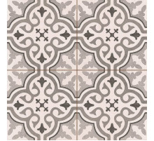 Керамическая плитка Kerlife Ceramicas Hydraulic Grace Silver KRLH00007 напольная 45х45 см