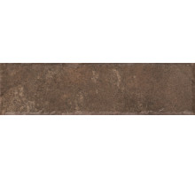 Керамическая плитка Ceramika Paradyz Ilario Brown Elewacja структурная фасадная 6,6х24,5см