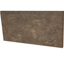 Подступенок Ceramika Paradyz Ilario Brown Podstopnica структурная 14,8х30см