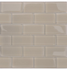 Стеклянная мозаика Caramelle mosaic Impressioni Mattoni Beige 30x30 см