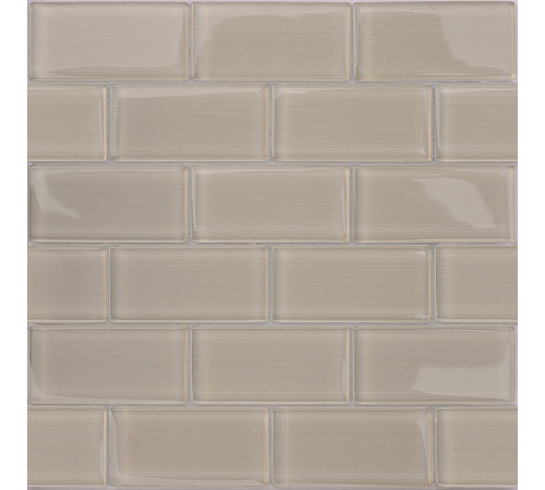 Стеклянная мозаика Caramelle mosaic Impressioni Mattoni Beige 30x30 см