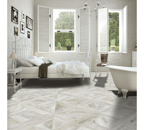 Керамогранит Tuscania Ceramiche Intarsio Bianco R61IN.BI 61х61 см