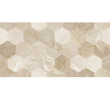 Керамическая плитка Eurotile (Rus) Istambul Beige Decor  настенная 30х60 см