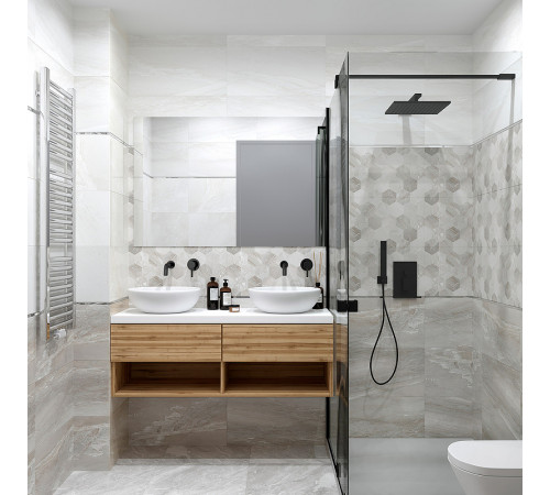 Керамическая плитка Eurotile (Rus) Istambul Grey настенная 30х60 см