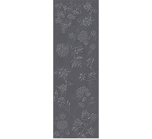 Керамическая плитка Villeroy&Boch Jardin Grey Flower Matt. Rec. K1440UL810010 настенная 40х120 см