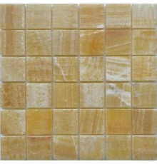 Каменная мозаика из оникса Pixmosaic Honey onyx PIX307 30,5x30,5 см