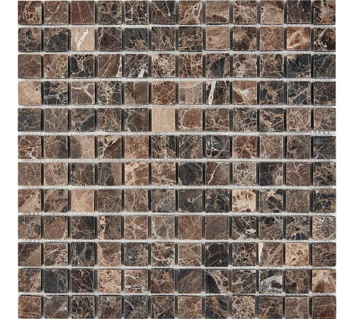 Каменная мозаика Pixmosaic Dark Emperador PIX220 30,5x30,5 см