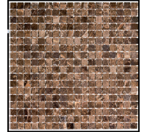 Каменная мозаика Pixmosaic Dark Emperador PIX304 30,5x30,5 см