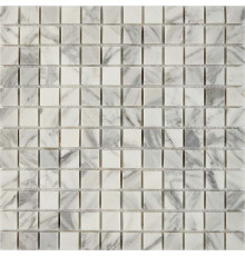 Каменная мозаика Pixmosaic Bianco carrara PIX242 30,5x30,5 см