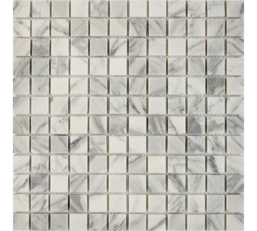 Каменная мозаика Pixmosaic Bianco carrara PIX242 30,5x30,5 см