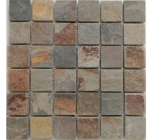 Каменная мозаика из сланца Pixmosaic Slate Rusty PIX300 30,5x30,5 см