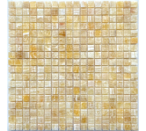 Каменная мозаика из оникса Pixmosaic Honey onyx PIX305 30,5x30,5 см