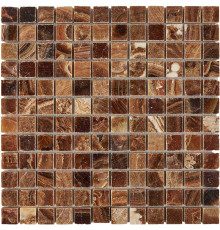 Каменная мозаика из оникса Pixmosaic Caramel onyx PIX206 30,5x30,5 см