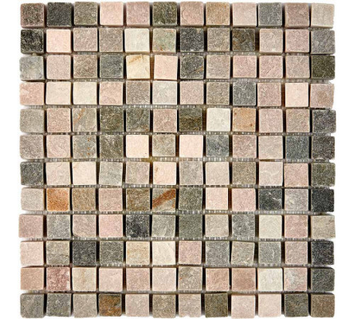 Каменная мозаика из сланца Pixmosaic Slate Grey PIX301 30,5x30,5 см