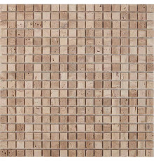 Каменная мозаика из травертина Pixmosaic Travertine PIX259 30,5x30,5 см