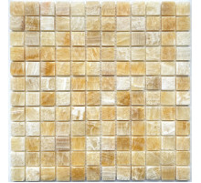 Каменная мозаика из оникса Pixmosaic Honey onyx PIX306 30,5x30,5 см