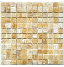 Каменная мозаика из оникса Pixmosaic Honey onyx PIX306 30,5x30,5 см