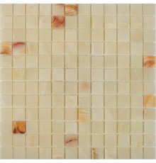 Каменная мозаика из оникса Pixmosaic White onyx PIX203 30,5x30,5 см