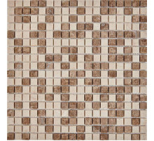 Каменная мозаика Pixmosaic Emperador Light, Crema Nova PIX275 30,5x30,5 см