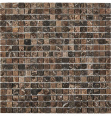 Каменная мозаика Pixmosaic Dark Emperador PIX219 30,5x30,5 см