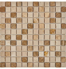 Каменная мозаика Pixmosaic Emperador Light, Crema Nova PIX274 30,5x30,5 см