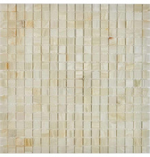 Каменная мозаика из оникса Pixmosaic White onyx PIX200 30,5x30,5 см