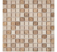 Каменная мозаика Pixmosaic Emperador Light, Crema Nova PIX276 30,5x30,5 см