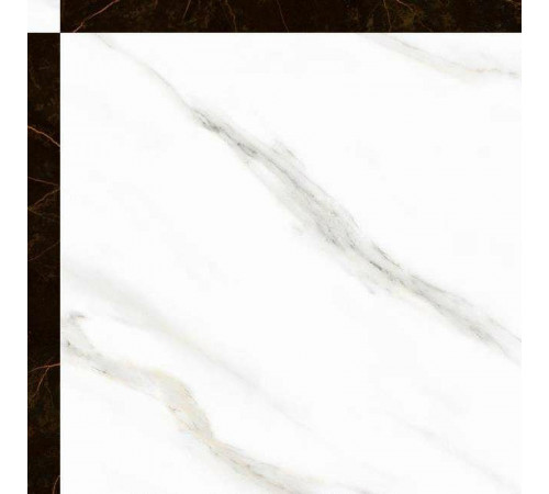 Керамическая плитка Eurotile Kamila Calacatta 826 KMC1WT напольная 49,5х49,5 см