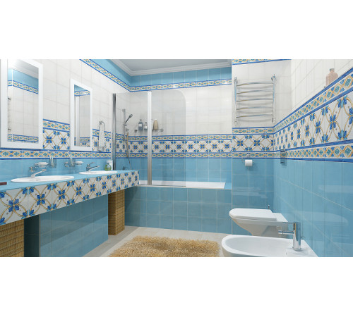 Керамический бордюр Kerama Marazzi Капри майолика STGA4921146H 3х9,8 см