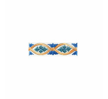 Керамический бордюр Kerama Marazzi Капри майолика STG\A492\1146H 3х9,8 см