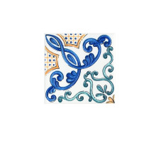 Керамическая вставка Kerama Marazzi Капри майолика STG\A487\1146H 9,8х9,8 см