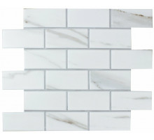 Керамогранитная мозаика Bonaparte Brick Calacatta Gold 28,8x29,2 см