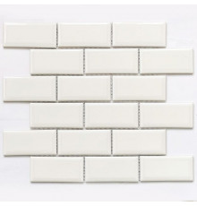 Керамогранитная мозаика Bonaparte Brick White 28,7х29,2 см