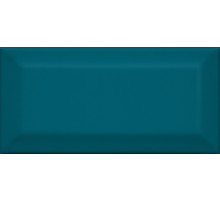 Керамическая плитка Kerama Marazzi Клемансо бирюзовый грань 16057 настенная 7,4х15 см