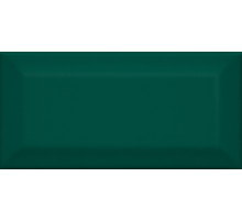 Керамическая плитка Kerama Marazzi Клемансо зелёный грань 16058 настенная 7,4х15 см