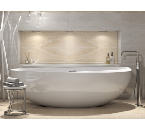 Керамический бордюр Kerama Marazzi Контарини беж обрезной SPA011R 30х2,5 см