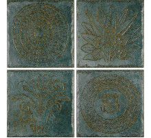 Декор Cerdomus Kyrah Br 1-4 Golden Green 000ZHAZ 20x20 см