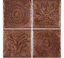 Декор Cerdomus Kyrah Br 1-4 Mandana Red 000ZHA0 20x20 см