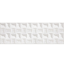 Керамическая плитка Gracia Ceramica Lauretta white белый 04 настенная 30x90 см