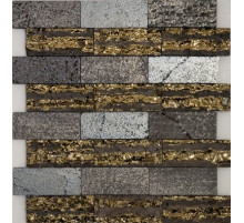 Мозаика Orro Mosaic Lava Stripe каменная 30х30 см